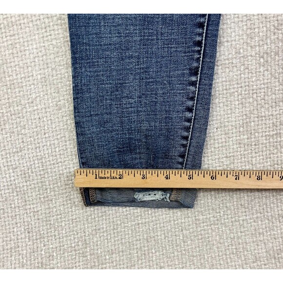 Buckle Black Jeans Fit No 53 Ankle Skinny Women's Size 33 Cuffed Distressed - Picture 12 of 13